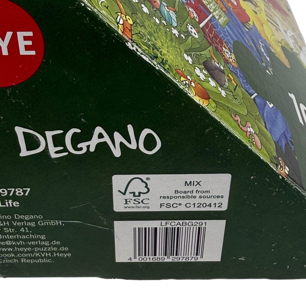 Heye Marino Degano Flower's Life 1000 Piece Jigsaw Puzzle Triangular Box Poster - Picture 11 of 14